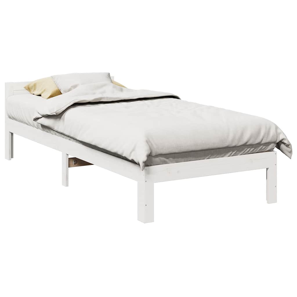 Bed Frame Without Mattress Solid Wood Pine