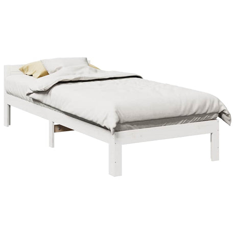 Bed Frame Without Mattress Solid Wood Pine