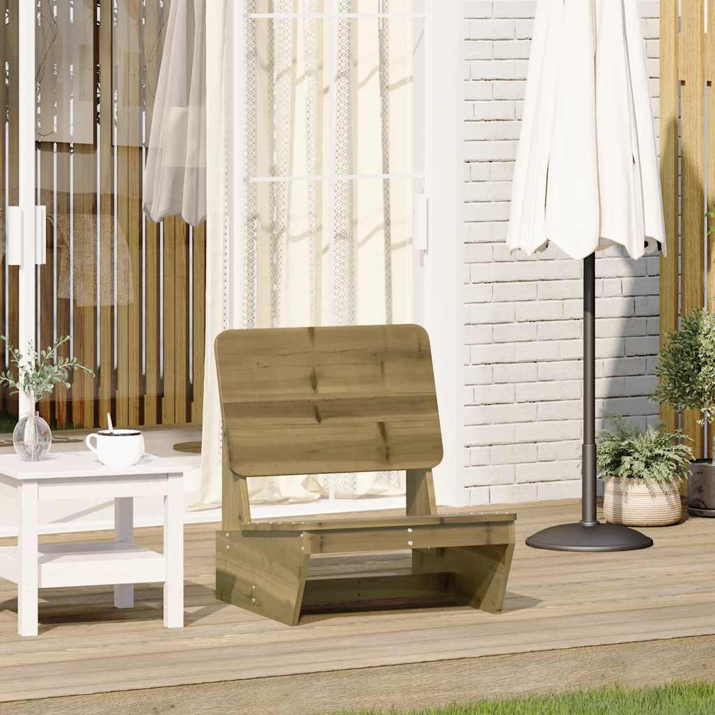 Garden Chair 60X64X70.5 Cm Solid Wood Pine