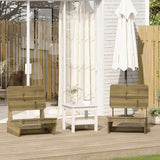Garden Chair 60X64X70.5 Cm Solid Wood Pine