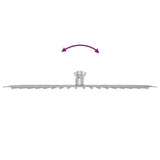 Rain Shower Head Stainless Steel 304 40x30 cm Rectangular
