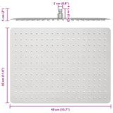 Rain Shower Head Stainless Steel 304 40x30 cm Rectangular