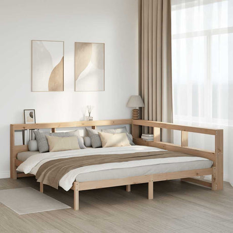 Bookcase Bed Without Mattress Small Single Solid Wood Pine
