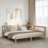 Bookcase Bed Without Mattress Small Single Solid Wood Pine