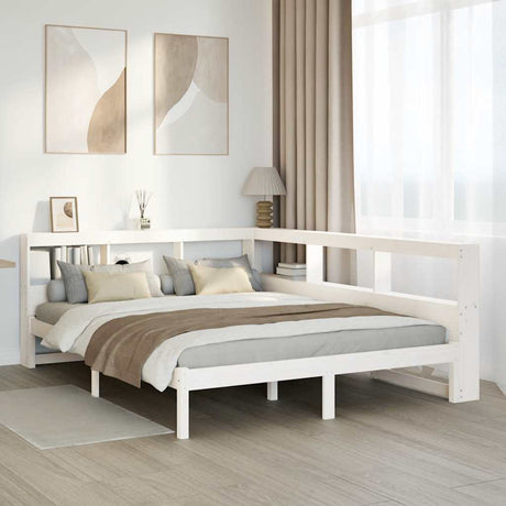 Bookcase Bed Without Mattress Small Single Solid Wood Pine