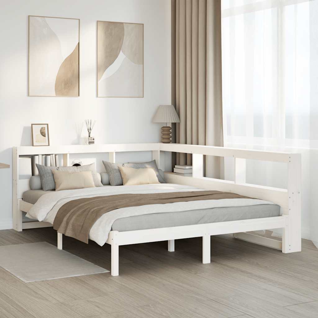 Bookcase Bed Without Mattress Small Single Solid Wood Pine