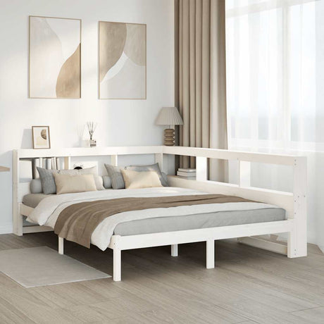 Bookcase Bed Without Mattress Small Single Solid Wood Pine