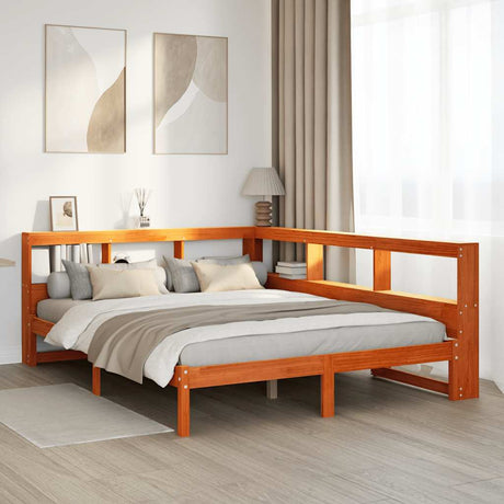 Bookcase Bed Without Mattress Small Single Solid Wood Pine