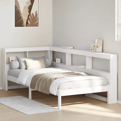 Bookcase Bed Without Mattress Small Single Solid Wood Pine
