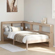 Bookcase Bed Without Mattress Small Single Solid Wood Pine