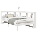 Bookcase Bed Without Mattress Small Single Solid Wood Pine