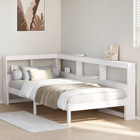 Bookcase Bed Without Mattress Small Single Solid Wood Pine