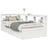 Bookcase Bed Without Mattress 180X200Cm Solid Wood Pine