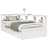 Bookcase Bed Without Mattress 180X200Cm Solid Wood Pine