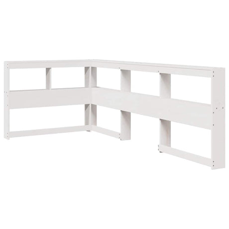 Bookcase Bed Without Mattress 90X200Cm Solid Wood Pine
