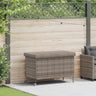 Garden Storage Box With Wheels Poly Rattan