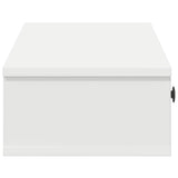 Wall Shelf With Drawers 60X25X15 Cm Engineered Wood