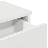 Wall Shelf With Drawers 60X25X15 Cm Engineered Wood