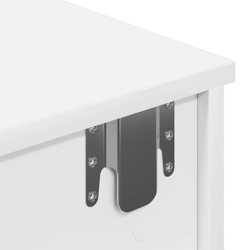 Wall Shelf With Drawers 60X25X15 Cm Engineered Wood