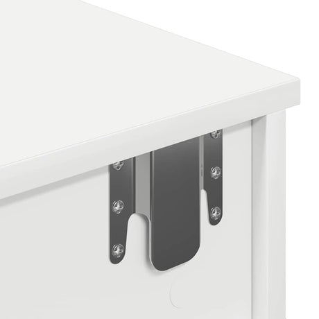 Wall Shelf With Drawers 60X25X15 Cm Engineered Wood