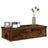Wall Shelf With Drawers 60X25X15 Cm Engineered Wood