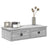 Wall Shelf With Drawers 60X25X15 Cm Engineered Wood