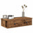 Wall Shelf With Drawers 60X25X15 Cm Engineered Wood