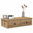 Wall Shelf With Drawers 60X25X15 Cm Engineered Wood