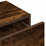 Wall Shelf With Drawers Engineered Wood
