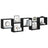Wall Cube Shelf 5 Compartments Engineered Wood