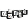 Wall Cube Shelf 5 Compartments Engineered Wood