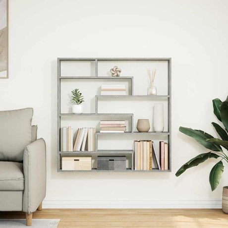 Wall Cube Shelf 7 Compartments Engineered Wood