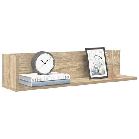 Wall Shelves 2 Pcs Engineered Wood