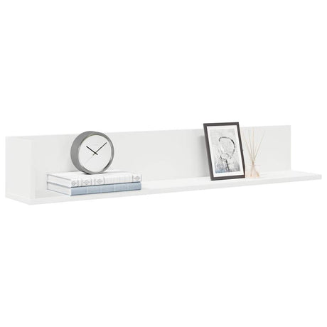 Wall Shelves 2 Pcs Engineered Wood