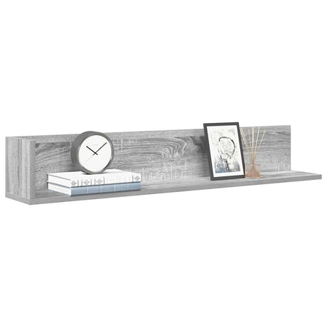 Wall Shelves 2 Pcs Engineered Wood