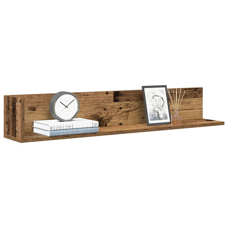 Wall Shelves 2 Pcs Engineered Wood
