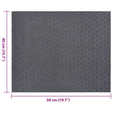 Oil Absorbent Pads 100 Pcs Grey 40X50 Cm
