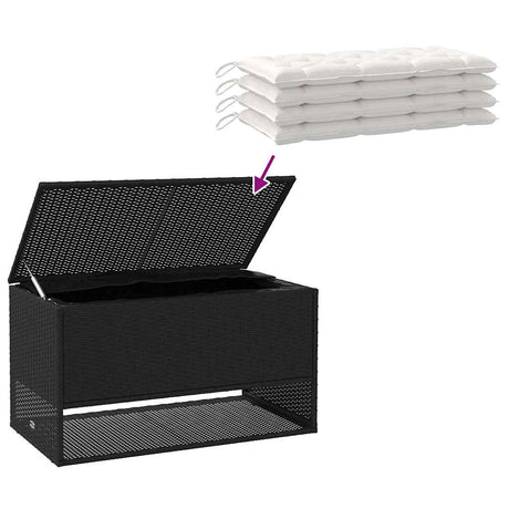 Outdoor Cushion Box 100X55X55.5 Cm Poly Rattan