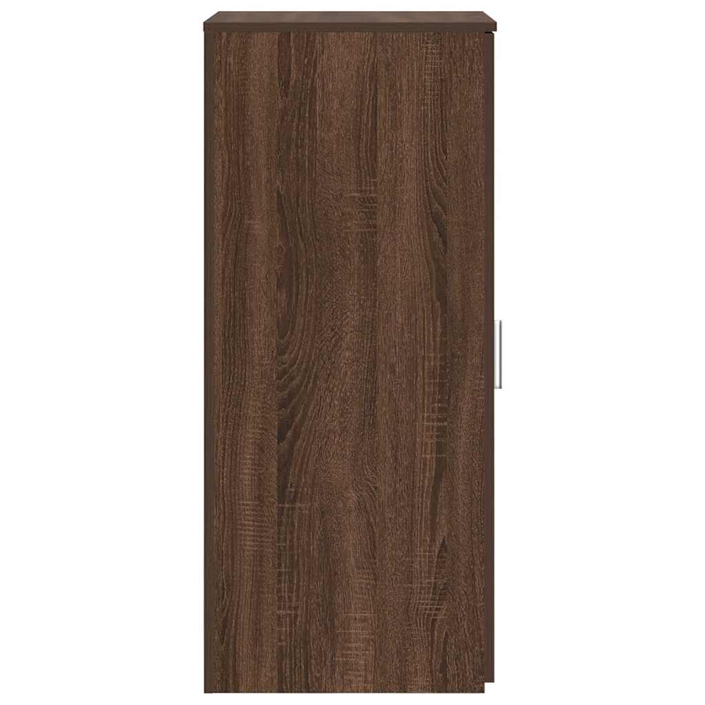 Storage Cabinet Brown Oak 40x45x103.5 cm Engineered Wood