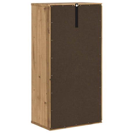 Side Cabinet Odda 40X24X79 Cm Solid Wood Pine
