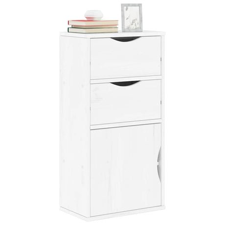 Side Cabinet Odda 40X24X79 Cm Solid Wood Pine