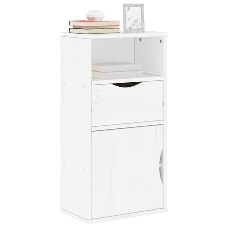 Side Cabinet Odda 40X24X79 Cm Solid Wood Pine