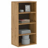 Side Cabinet Odda 40X24X79 Cm Solid Wood Pine