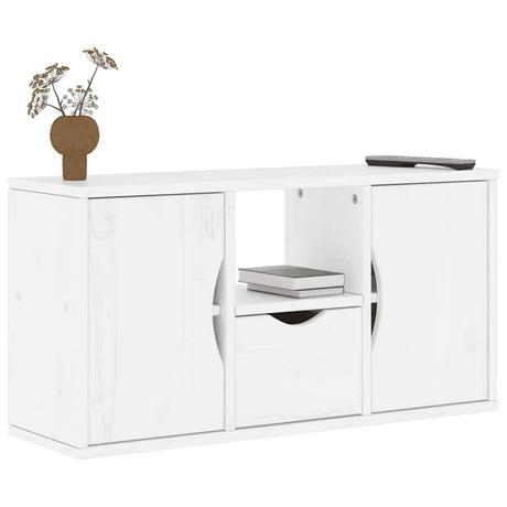 Tv Cabinet With Drawer Odda 79X24X40 Cm Solid Wood Pine