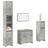4 Piece Bathroom Furniture Set Engineered Wood