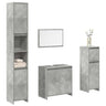 4 Piece Bathroom Furniture Set Engineered Wood