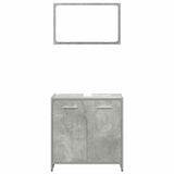 3 Piece Bathroom Furniture Set Engineered Wood