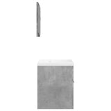 3 Piece Bathroom Furniture Set Engineered Wood