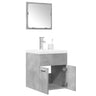 3 Piece Bathroom Furniture Set Engineered Wood