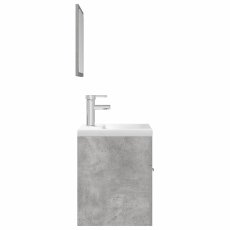 3 Piece Bathroom Furniture Set Engineered Wood